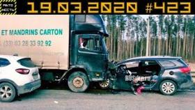 Новые записи АВАРИЙ и ДТП с АВТО видеорегистратора #423 Март 19.03.2020