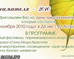 Список победителей «Народного голосования» в рамках Дня предпринимателя – 2010 г.