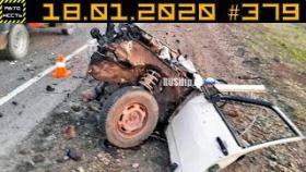 Новые записи АВАРИЙ и ДТП с АВТО видеорегистратора #379 Январь 18.01.2020