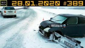 Новые записи АВАРИЙ и ДТП с АВТО видеорегистратора #389 Январь 28.01.2020