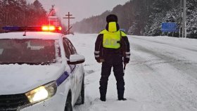 Госавтоинспекция призывает водителей к максимальной дисциплине и осторожности в связи с интенсивными снежными осадками