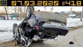 Новые записи АВАРИЙ и ДТП с АВТО видеорегистратора #418 Март 07.03.2020