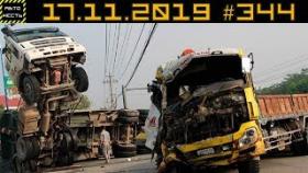 Новые записи АВАРИЙ и ДТП с АВТО видеорегистратора #344 [car crash November] 17.11.2019