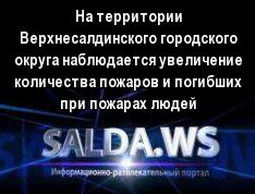 На территории Верхнесалдинского городского округа наблюдается увеличение количества пожаров и погибших при пожарах людей