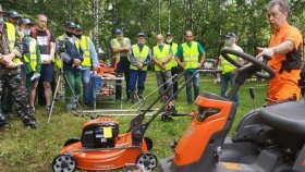 Husqvarna совместно с Московской школой по уходу за деревьями «Здоровый лес» провела практический семинар