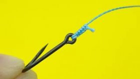 Как привязать крючок к плетёнке правильно | anchor fishing knot!