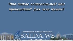 Что такое глипогенолиз? Как происходит? Для чего нужен?