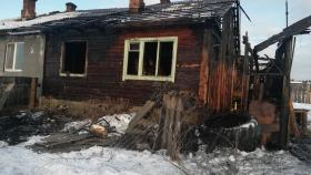 Пожар в двухквартирном жилом  доме, по ул. 2 Привокзальная в Нижней Салде