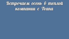 Встречаем осень в теплой компании с Teana