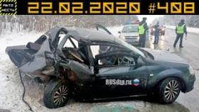 Новые записи АВАРИЙ и ДТП с АВТО видеорегистратора #408 Февраль 22.02.2020