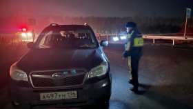 Сотрудники Госавтоинспекции устанавливают обстоятельства ДТП на нерегулируемом пешеходном переходе с участием несовершеннолетней