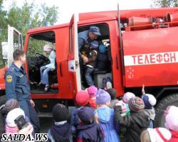 Юные пожарные в детских садах
