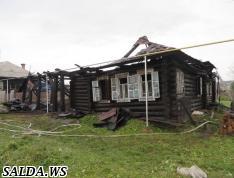 Пожар в частном жилом доме по ул. К. Либкнехта
