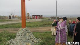 На Тагильском тракте установлен православный Крест