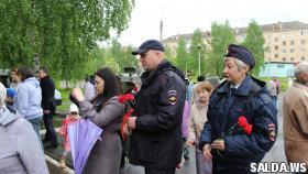 Салдинские полицейские почтили память погибших в годы Великой Отечественной войны