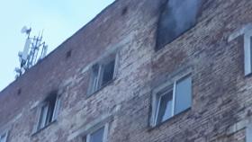 Пожар в квартире на 5 этаже  многоквартирного жилого дома по  ул. Сабурова