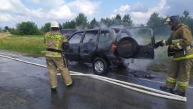 18 июля 2022 года в 12:09 сгорел автомобиль «Chevrolet Niva»