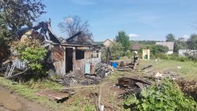 Пожар в г. Верхняя Салда в коллективном саду №13 по ул. Грушевая