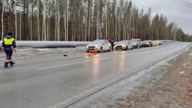 В Качканаре автоинспекторы устанавливают обстоятельства ДТП с погибшим пешеходом