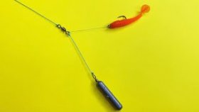 Отводной поводок на спиннинг! Правильный монтаж на пассивного окуня!